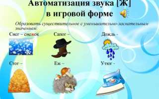 Как правильно и эффективно автоматизировать звук Ж в словах, предложениях, связной речи