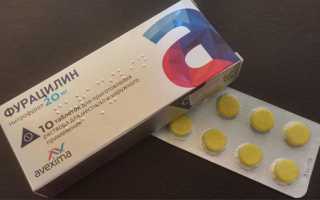 Применение Фурацилина при потливости ног