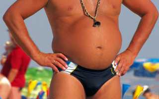 Как легко убрать мужской живот в домашних условиях