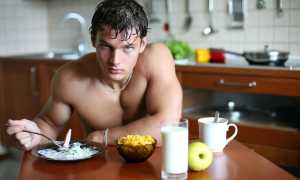 Правильная диета для мужчин спортсменов
