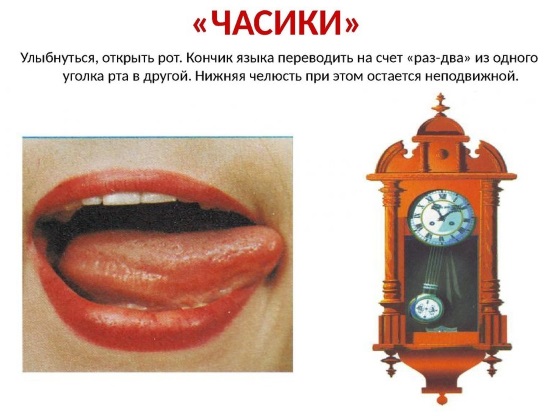 Упражнение "Часики"
