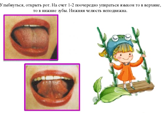 Упражнение "Качели"