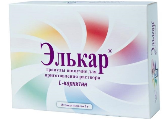 Шипучие гранулы Элькар