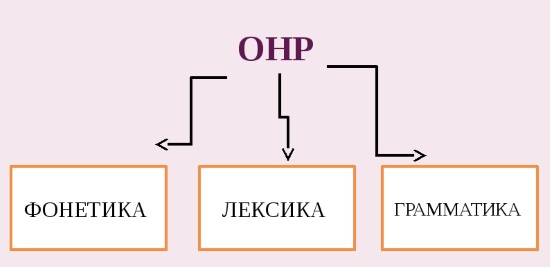 Нарушение компонентов речевой системы при ОНР