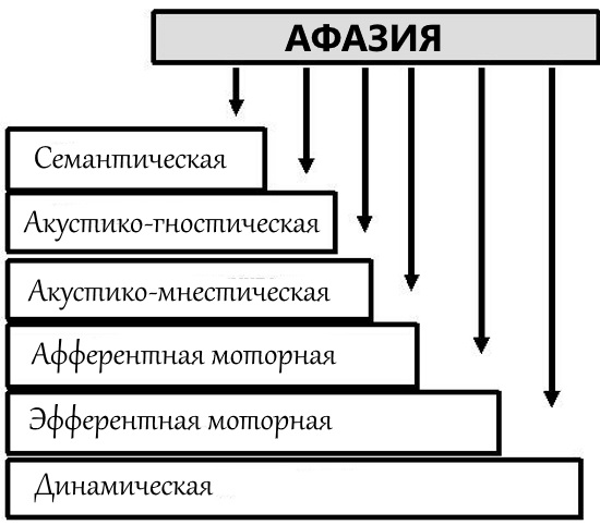 Классификация афазий по Лурии