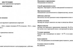 Инструкция по применению Формидрона Инструкция по применению Формидрона