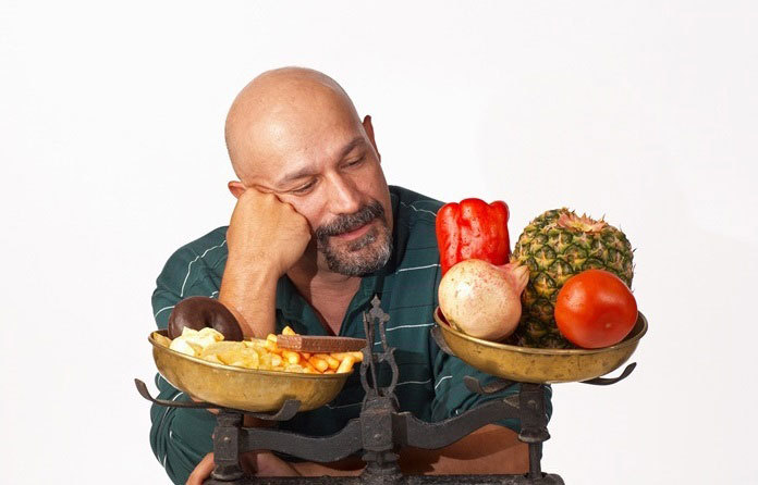 Мужчина на диете