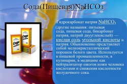 Особенности пищевой соды