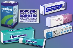 Препараты против потливости ног