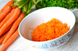 Тертая морковь Тертая морковь