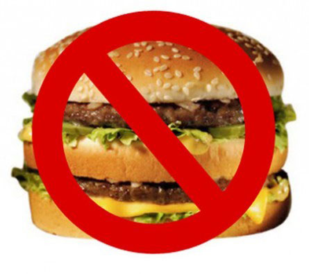 Нет фастфуду Нет фастфуду