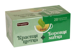 Фиточай их красной щетки и боровой матки Фиточай их красной щетки и боровой матки