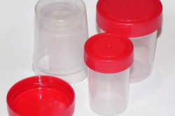 Использование стерильного контейнера для сбора эакулята Использование стерильного контейнера для сбора эакулята