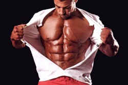 Кубики на животе