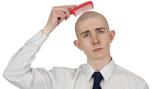 Волосы на лысине