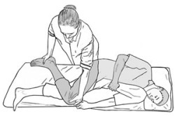 Упражнения, осуществляемые с помощью медперсонала