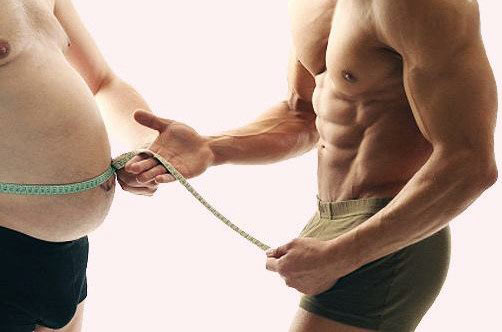 Рисунок 1. Лишний жир на животе Рисунок 1. Лишний жир на животе