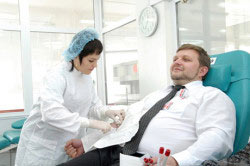 Сдача крови в состоянии покоя Сдача крови в состоянии покоя