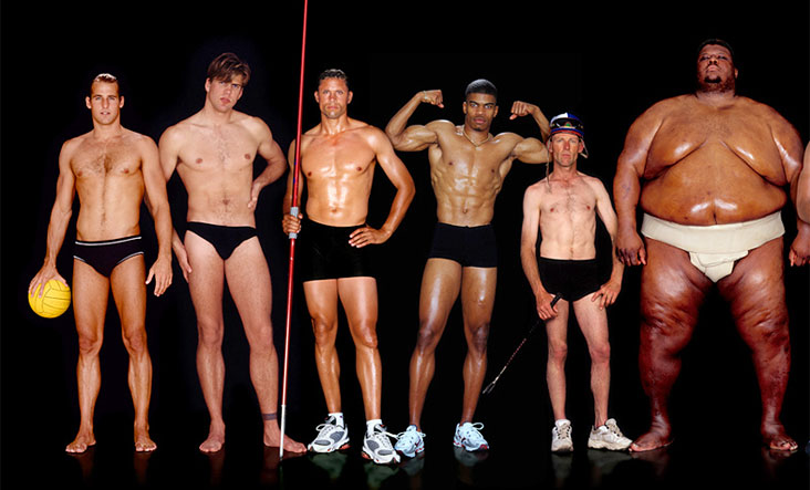 Мужчины разной комплекции Мужчины разной комплекции