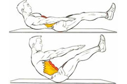 Упражнения на пресс с дополнительным грузом Упражнения на пресс с дополнительным грузом